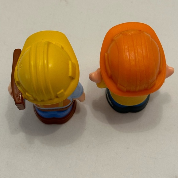 Fisher Price Little People Male Construction Figures lot of 2 Lumber Dump Truck - Picture 5 of 5